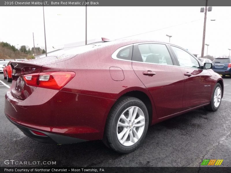 Butte Red Metallic / Jet Black 2016 Chevrolet Malibu LT