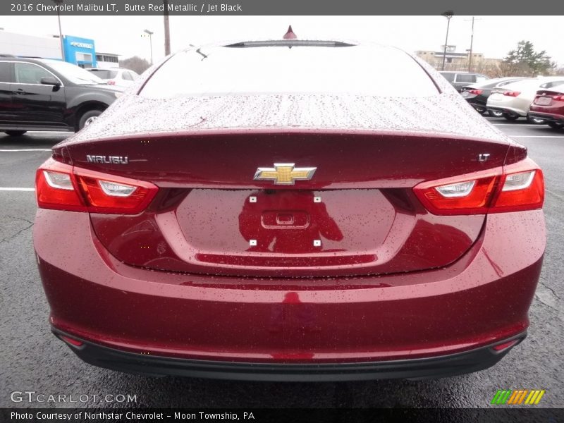 Butte Red Metallic / Jet Black 2016 Chevrolet Malibu LT