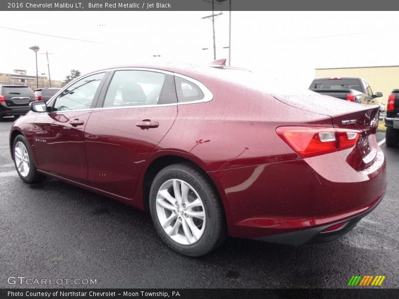 Butte Red Metallic / Jet Black 2016 Chevrolet Malibu LT