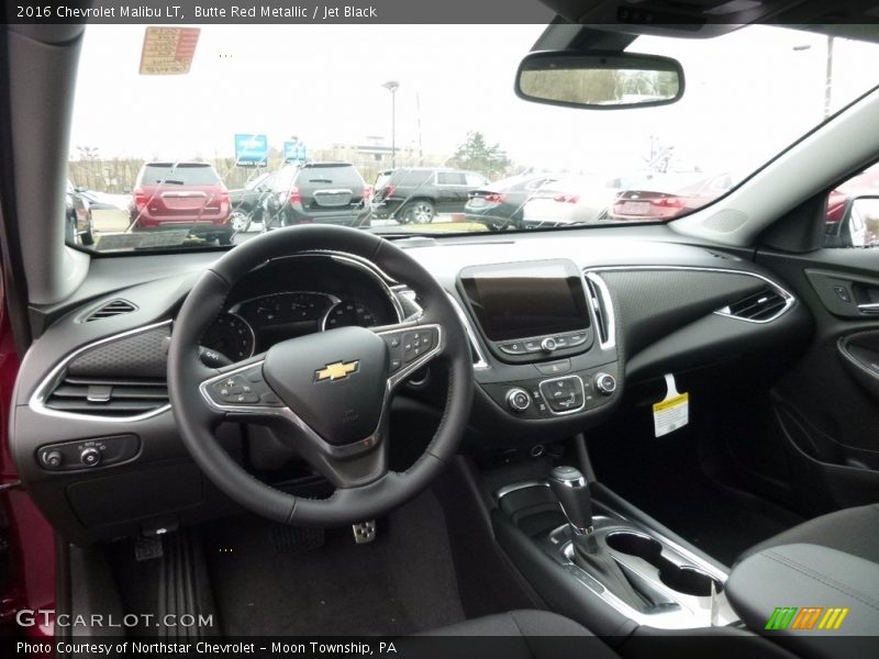 Butte Red Metallic / Jet Black 2016 Chevrolet Malibu LT