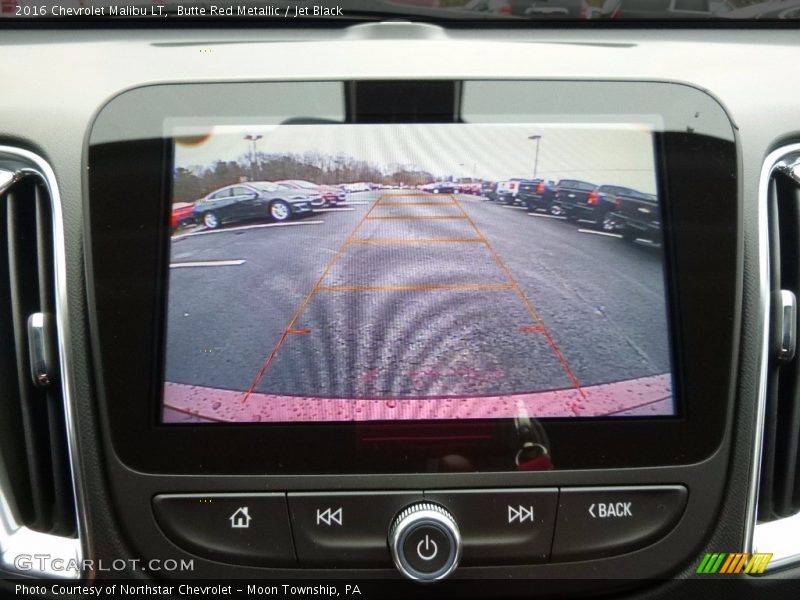 Butte Red Metallic / Jet Black 2016 Chevrolet Malibu LT