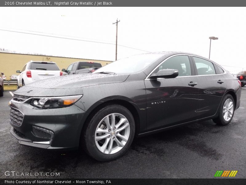 Nightfall Gray Metallic / Jet Black 2016 Chevrolet Malibu LT