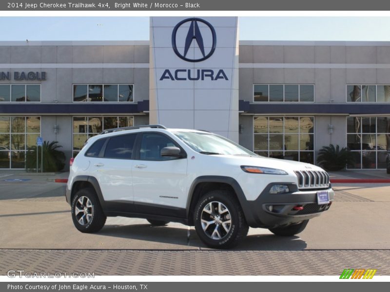 Bright White / Morocco - Black 2014 Jeep Cherokee Trailhawk 4x4