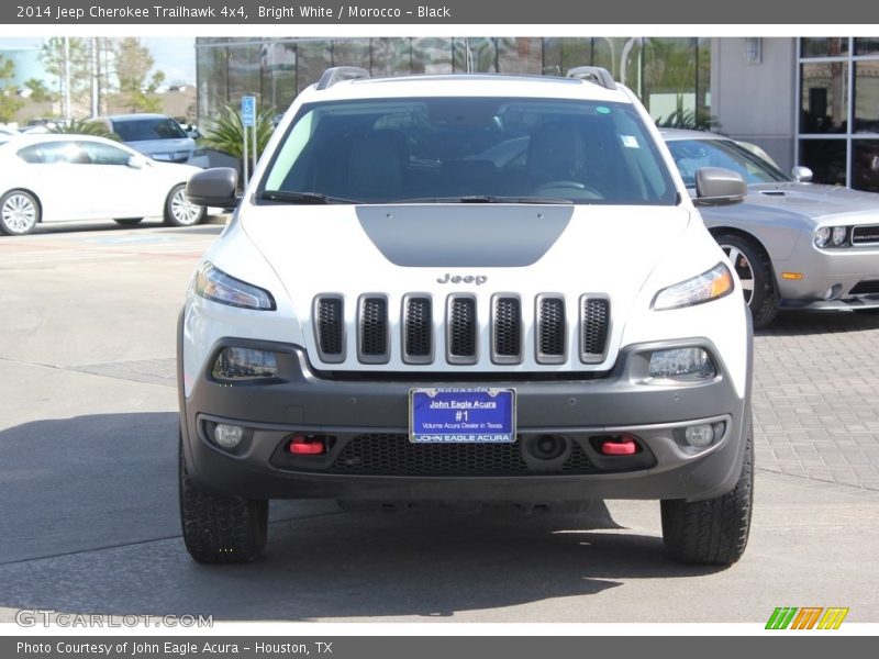 Bright White / Morocco - Black 2014 Jeep Cherokee Trailhawk 4x4