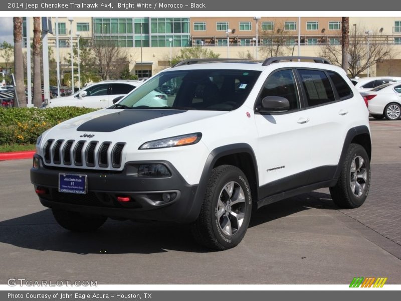 Bright White / Morocco - Black 2014 Jeep Cherokee Trailhawk 4x4