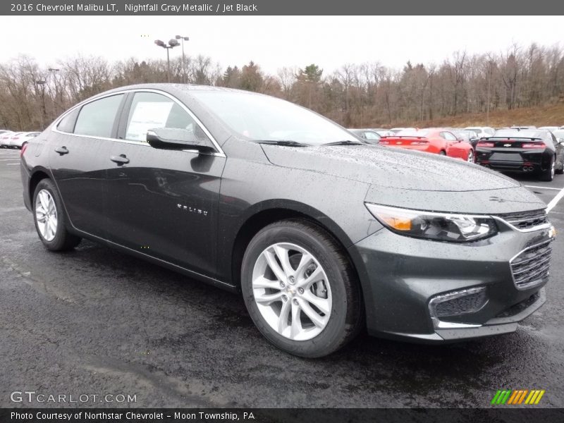 Nightfall Gray Metallic / Jet Black 2016 Chevrolet Malibu LT
