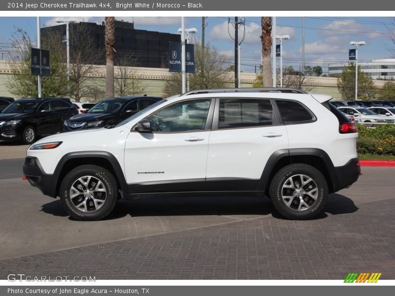 Bright White / Morocco - Black 2014 Jeep Cherokee Trailhawk 4x4