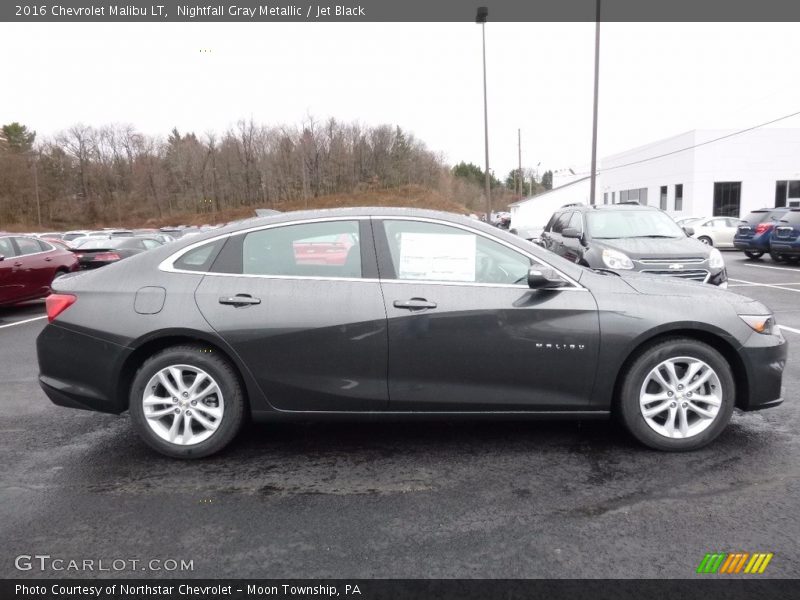 Nightfall Gray Metallic / Jet Black 2016 Chevrolet Malibu LT