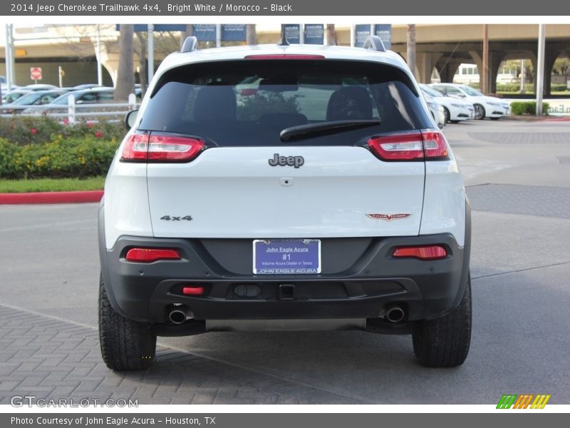 Bright White / Morocco - Black 2014 Jeep Cherokee Trailhawk 4x4