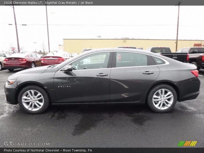 Nightfall Gray Metallic / Jet Black 2016 Chevrolet Malibu LT