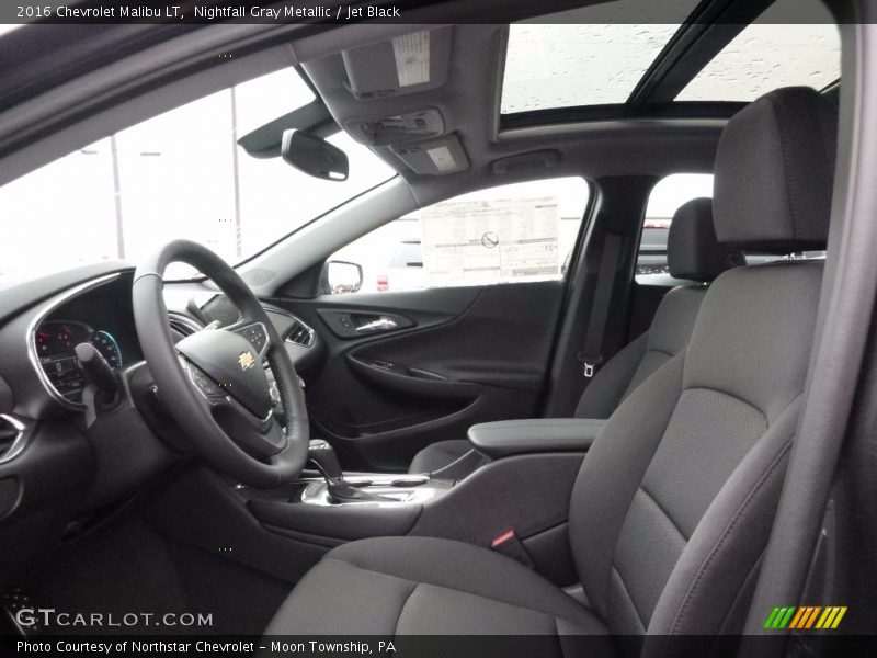Nightfall Gray Metallic / Jet Black 2016 Chevrolet Malibu LT