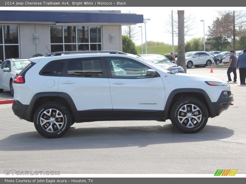 Bright White / Morocco - Black 2014 Jeep Cherokee Trailhawk 4x4