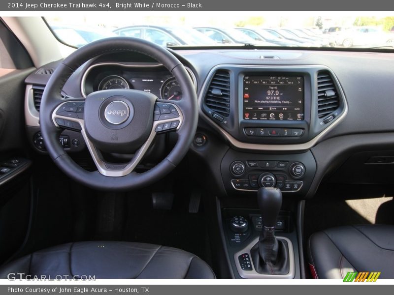 Bright White / Morocco - Black 2014 Jeep Cherokee Trailhawk 4x4