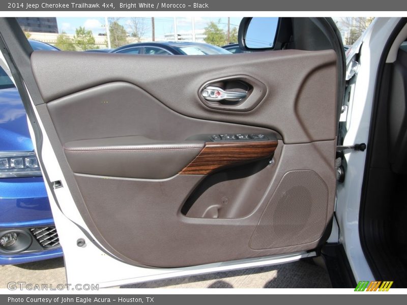 Bright White / Morocco - Black 2014 Jeep Cherokee Trailhawk 4x4