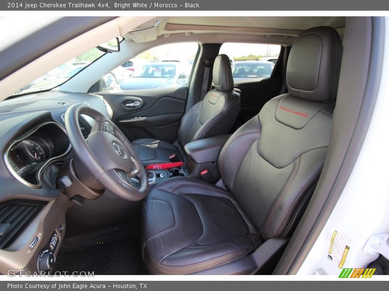 Bright White / Morocco - Black 2014 Jeep Cherokee Trailhawk 4x4