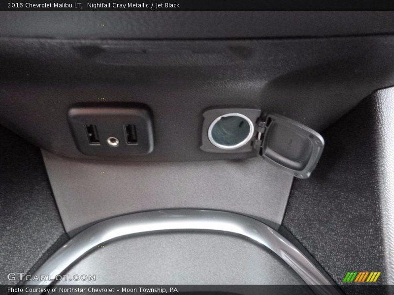 Nightfall Gray Metallic / Jet Black 2016 Chevrolet Malibu LT