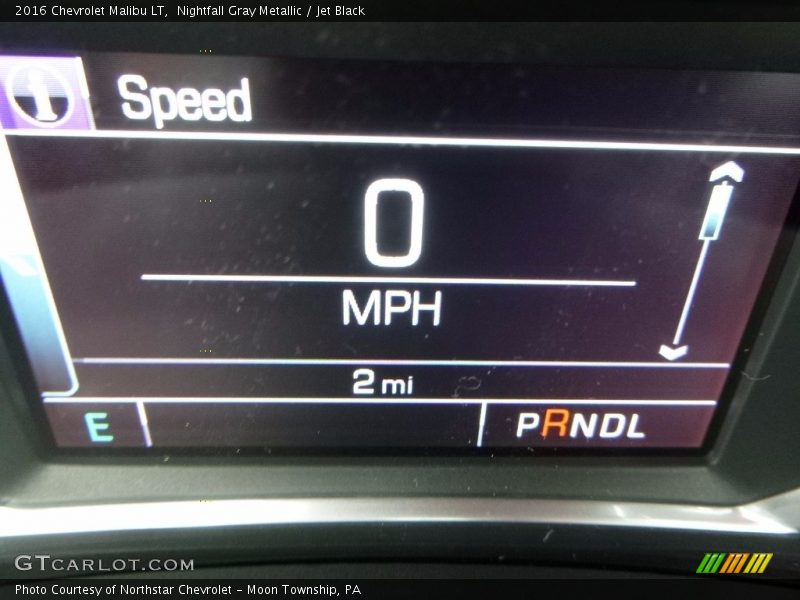 Nightfall Gray Metallic / Jet Black 2016 Chevrolet Malibu LT