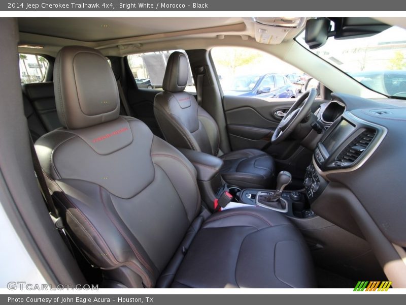 Bright White / Morocco - Black 2014 Jeep Cherokee Trailhawk 4x4