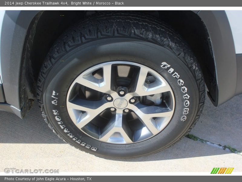 Bright White / Morocco - Black 2014 Jeep Cherokee Trailhawk 4x4