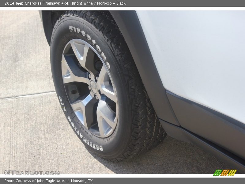 Bright White / Morocco - Black 2014 Jeep Cherokee Trailhawk 4x4