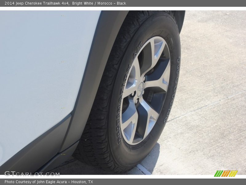 Bright White / Morocco - Black 2014 Jeep Cherokee Trailhawk 4x4