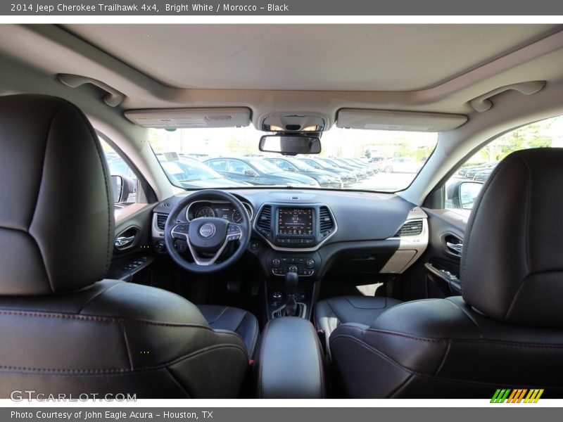 Bright White / Morocco - Black 2014 Jeep Cherokee Trailhawk 4x4