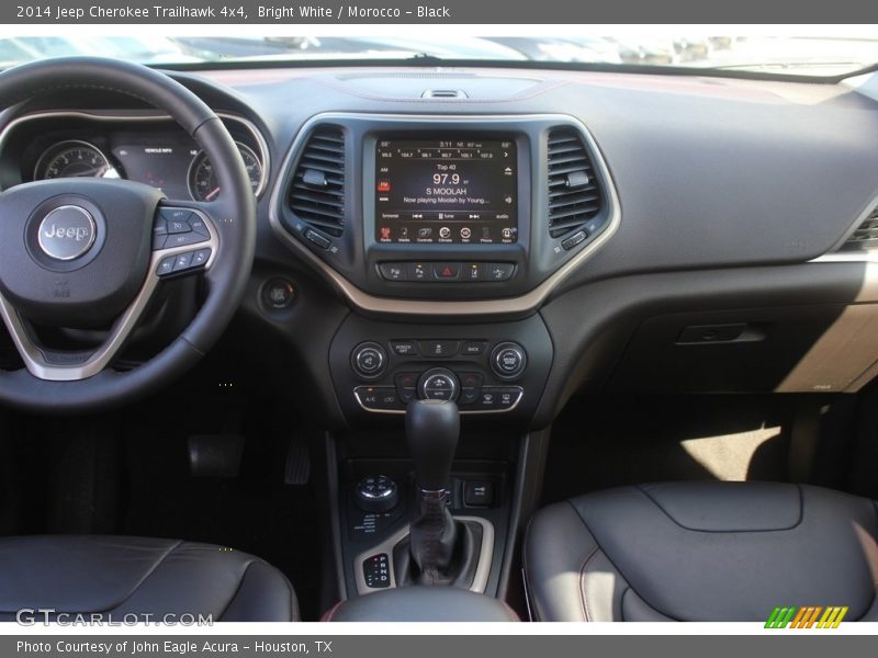 Bright White / Morocco - Black 2014 Jeep Cherokee Trailhawk 4x4