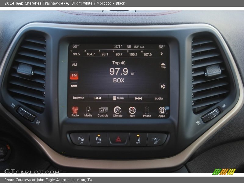 Bright White / Morocco - Black 2014 Jeep Cherokee Trailhawk 4x4