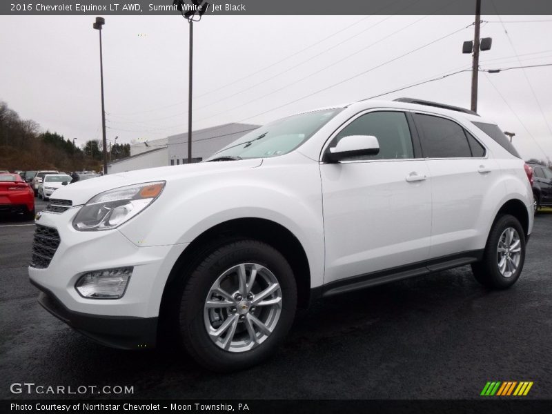 Summit White / Jet Black 2016 Chevrolet Equinox LT AWD