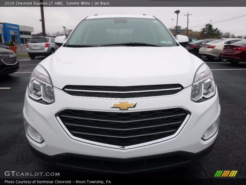 Summit White / Jet Black 2016 Chevrolet Equinox LT AWD