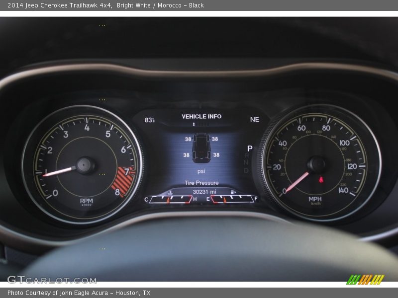 Bright White / Morocco - Black 2014 Jeep Cherokee Trailhawk 4x4