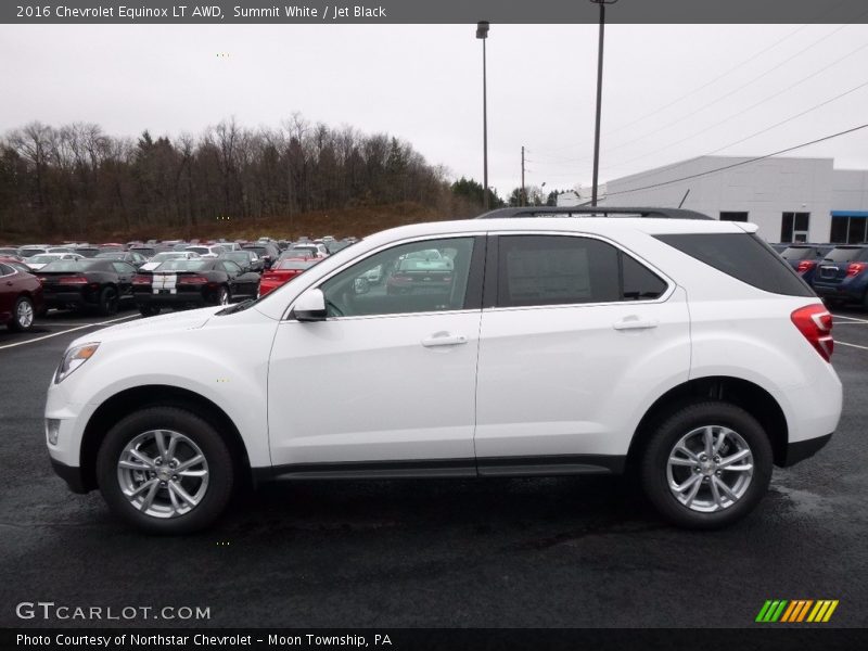 Summit White / Jet Black 2016 Chevrolet Equinox LT AWD