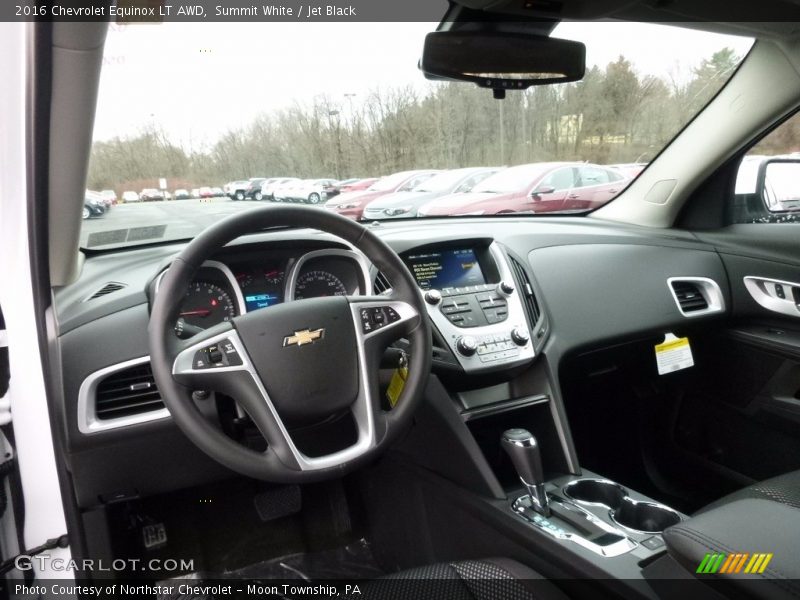 Summit White / Jet Black 2016 Chevrolet Equinox LT AWD