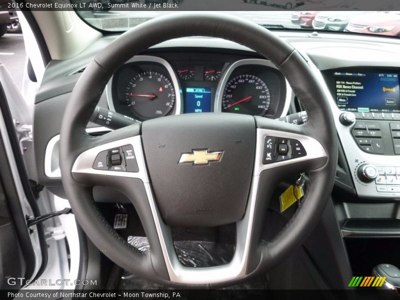 Summit White / Jet Black 2016 Chevrolet Equinox LT AWD