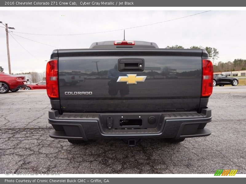 Cyber Gray Metallic / Jet Black 2016 Chevrolet Colorado Z71 Crew Cab