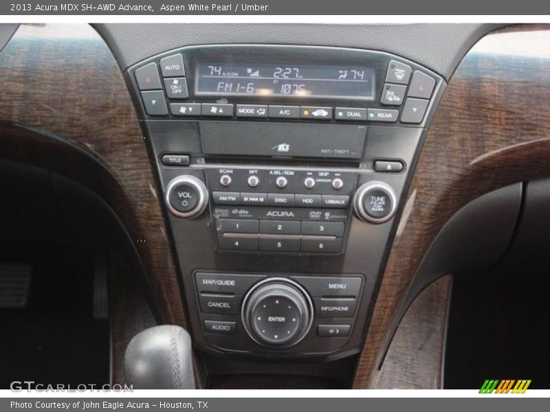 Aspen White Pearl / Umber 2013 Acura MDX SH-AWD Advance