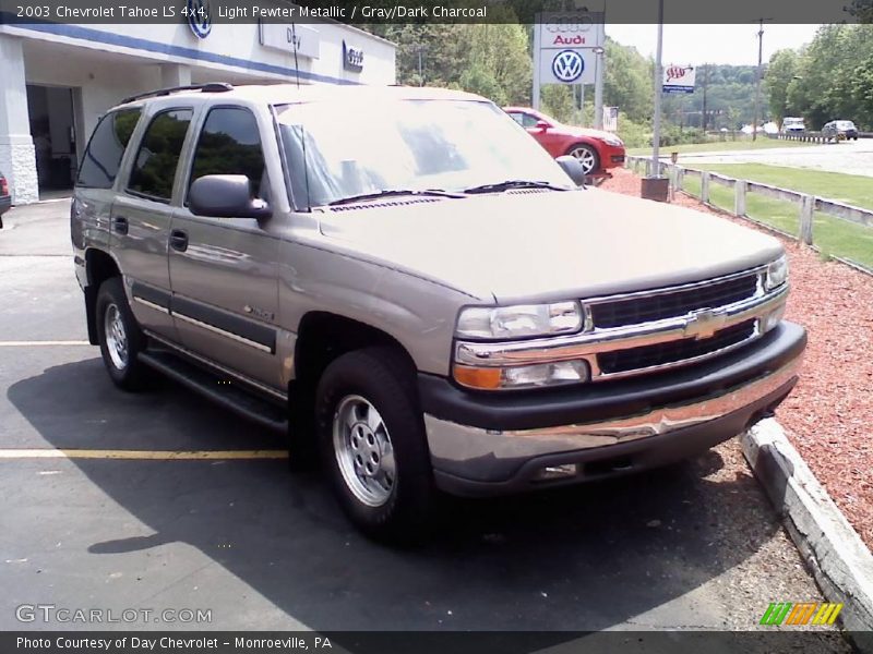 Light Pewter Metallic / Gray/Dark Charcoal 2003 Chevrolet Tahoe LS 4x4