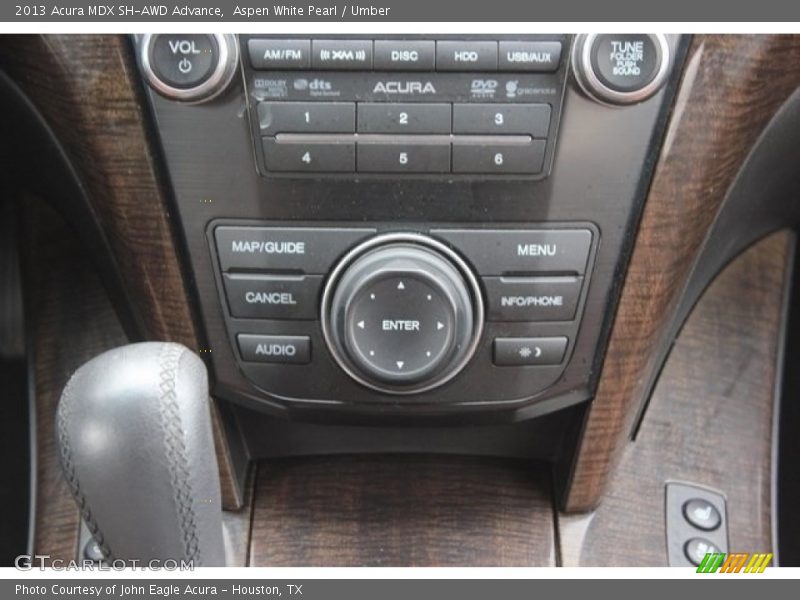 Aspen White Pearl / Umber 2013 Acura MDX SH-AWD Advance