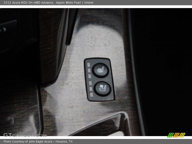 Aspen White Pearl / Umber 2013 Acura MDX SH-AWD Advance