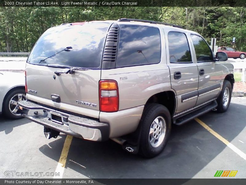 Light Pewter Metallic / Gray/Dark Charcoal 2003 Chevrolet Tahoe LS 4x4