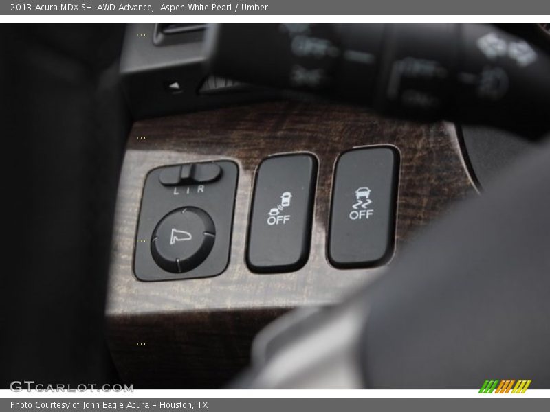 Aspen White Pearl / Umber 2013 Acura MDX SH-AWD Advance