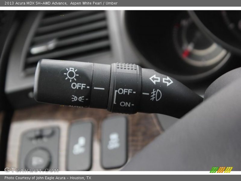 Aspen White Pearl / Umber 2013 Acura MDX SH-AWD Advance