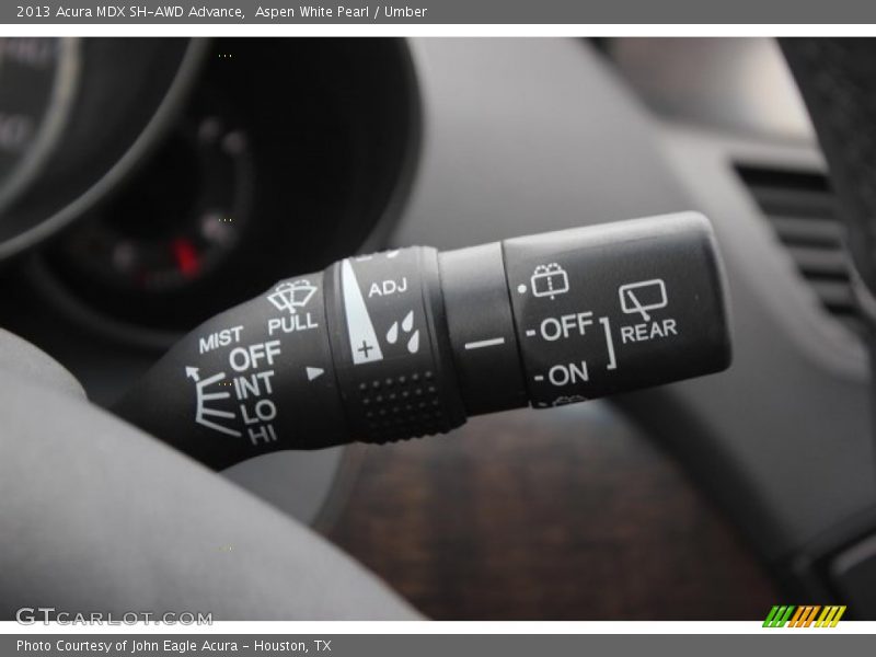 Aspen White Pearl / Umber 2013 Acura MDX SH-AWD Advance