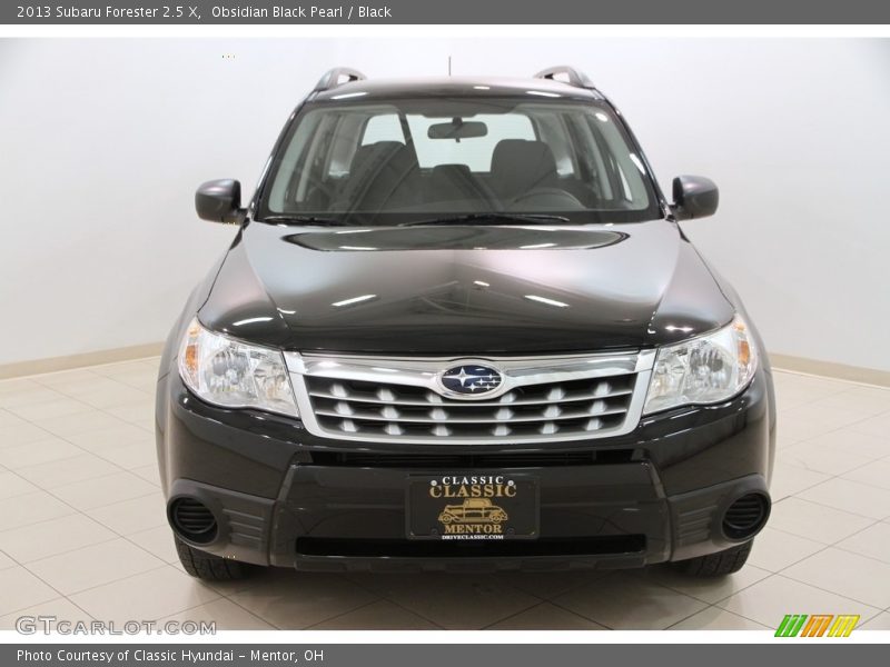 Obsidian Black Pearl / Black 2013 Subaru Forester 2.5 X