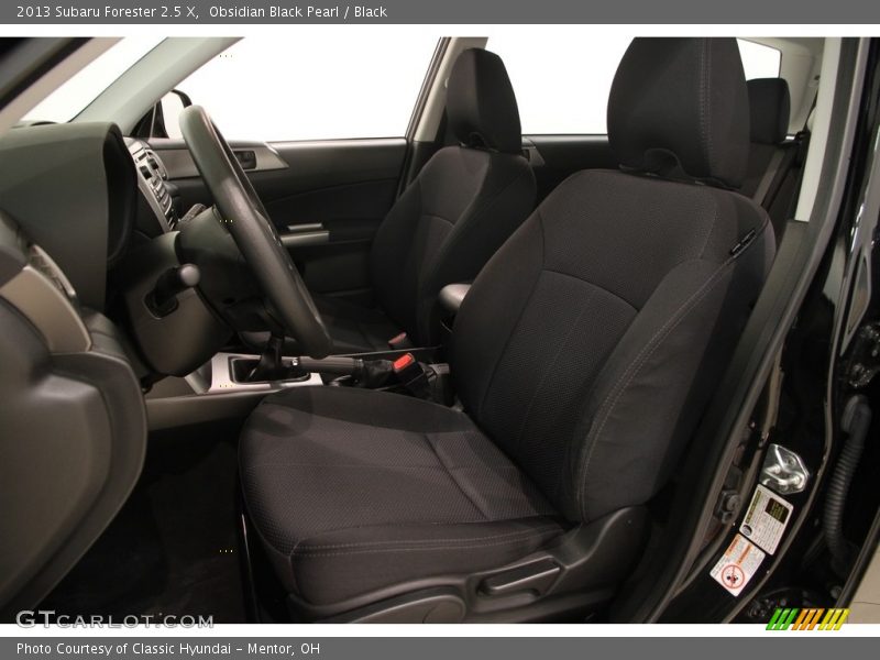 Obsidian Black Pearl / Black 2013 Subaru Forester 2.5 X