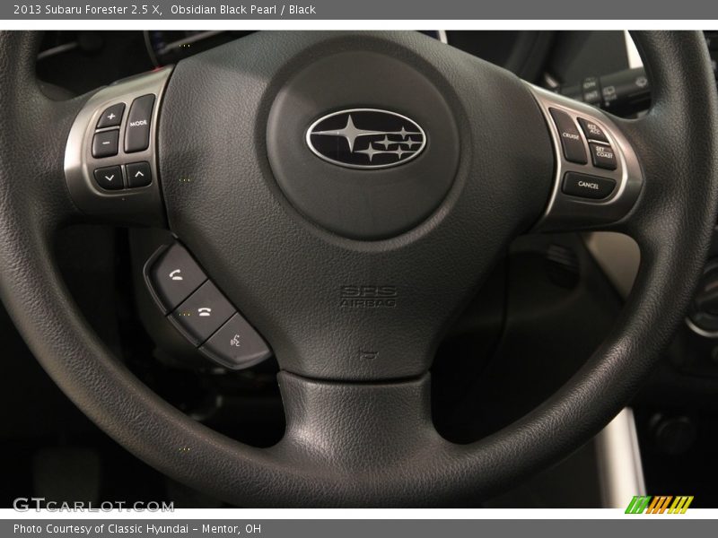 Obsidian Black Pearl / Black 2013 Subaru Forester 2.5 X