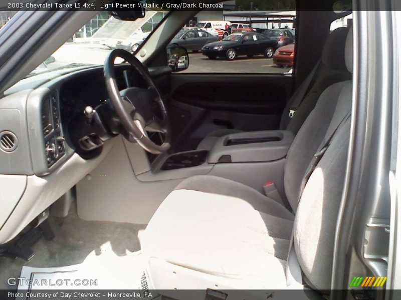 Light Pewter Metallic / Gray/Dark Charcoal 2003 Chevrolet Tahoe LS 4x4