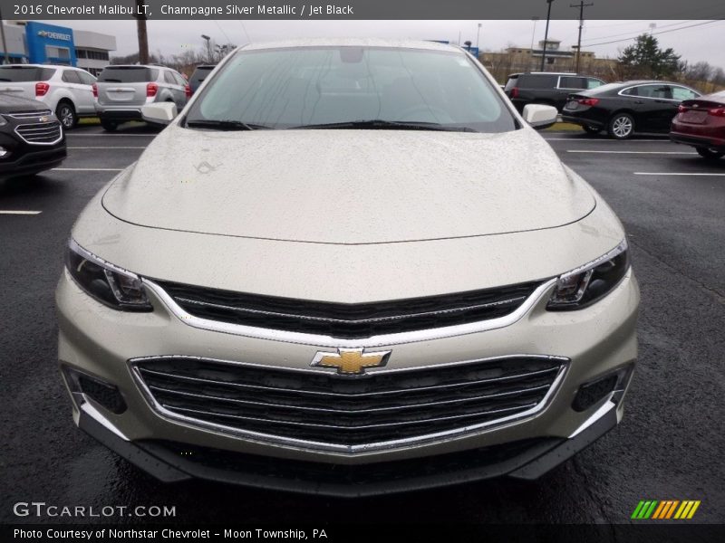 Champagne Silver Metallic / Jet Black 2016 Chevrolet Malibu LT
