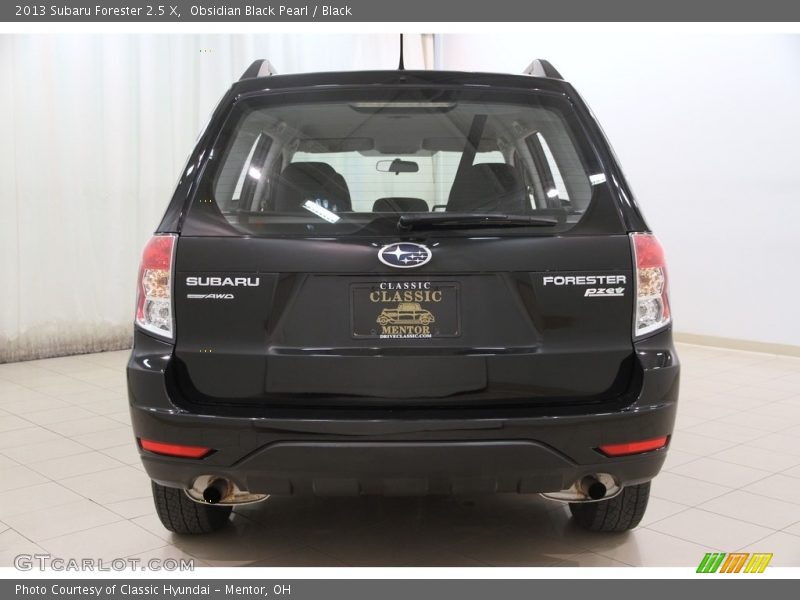 Obsidian Black Pearl / Black 2013 Subaru Forester 2.5 X
