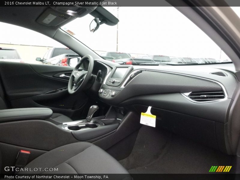 Champagne Silver Metallic / Jet Black 2016 Chevrolet Malibu LT